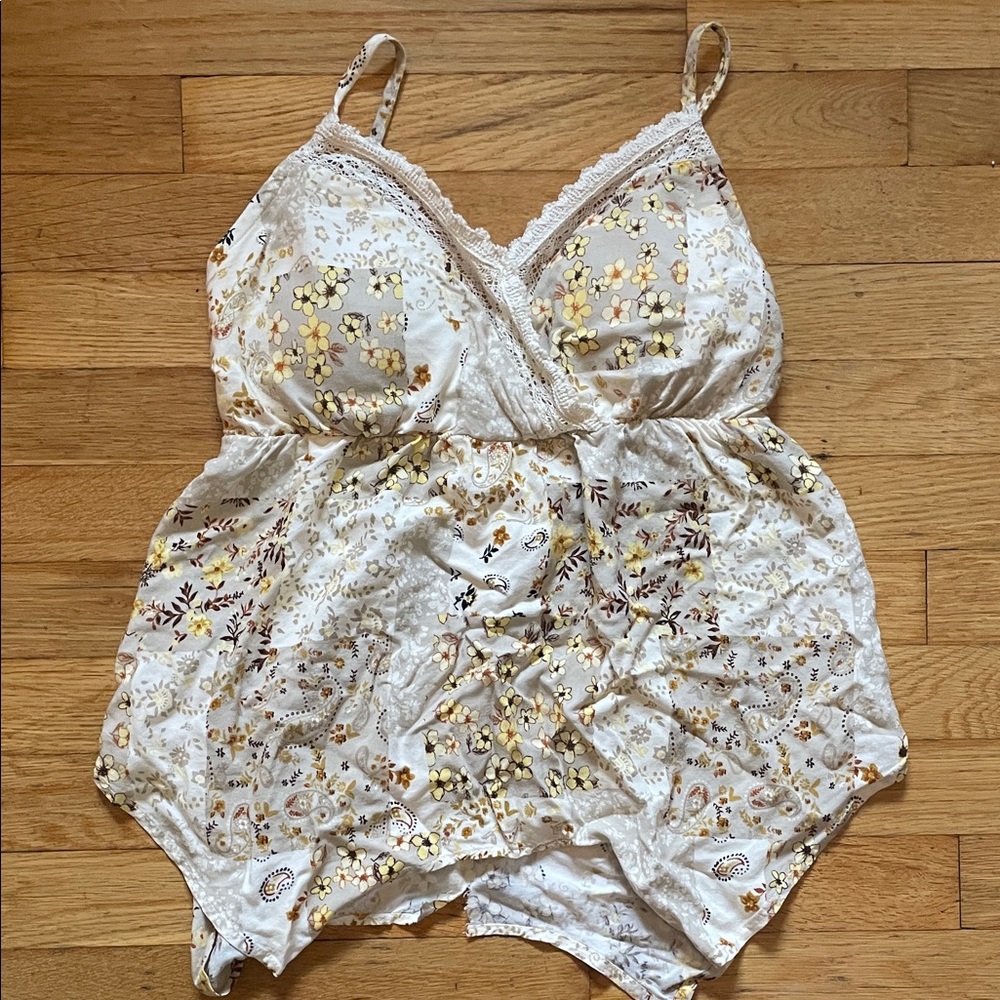 Floral Babydoll Camisole Top